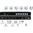 MUXLAB 500882 HDMI/USB VIDEO SELECTOR With mixing, 1080p, 4K/60, USB 3.0
