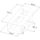 LYNX YELLOBRIK RXT A100 RACK FRAME Power supply holder, for A100
