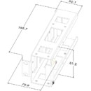 LYNX YELLOBRIK RXT A200 RACK FRAME Power supply holder, for A200