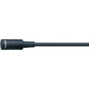 SONY ECM-77B MICROPHONE Lapel, omni-directional, with power unit, battery/12-48V, 3-pin XLR, black