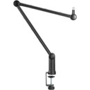 SONTRONICS ELEVATE MICROPHONE STAND Desktop boom arm, 3x lockable joints, clamp mount, black