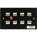 CLOUD RL-1X8B REMOTE CONTROL PLATE VCA, 8-zone, black