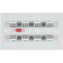 CLOUD RL-1X8W REMOTE CONTROL PLATE VCA, 8-zone, white