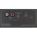 CLOUD LE-1MB INPUT PLATE 2x RCA line in, 1x 3.5mm jack, unbalanced, gain control, black