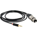 AUDIOPRESSBOX RC 3.5-1 CABLE Female 3-pin XLR to 3.5 mm 3-pole jack with matching, 1.5 metres