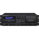 TASCAM CD-A580 V2 CD PLAYER/CASSETTE RECORDER Dual, USB recording, RCA output, 3U rack mounting