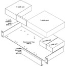 AMPETRONIC RM-1U Rackmount tray