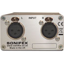 SONIFEX CM-HPX1 HEADPHONE VOLUME CONTROL Rotary volume control, 2x 3-pin XLR in, 6.3mm jack out