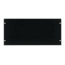 RACK BLANKING PANEL 5U, steel, black