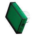 51-903.5 -  Lens, Raised, Rectangular, Green, 51 Series