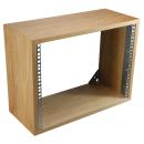 CANFORD ES4141808/O AV WALL RACK 8U, 185mm deep, Oak