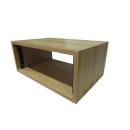 CANFORD ES4153504/O DESKTOP SURFACE Pod 4U, 350mm deep, Black angles, Oak