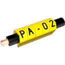 PARTEX CABLE MARKERS PA02-CBY.8 Prefit, 1.3 - 3.0mm, number 8, black on yellow (reel of 500)