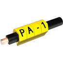 PARTEX CABLE MARKERS PA1-200MBY./ Prefit, 2.5 - 5.0mm, character /, black on yellow (pack of 200)