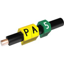 PARTEX CABLE MARKERS PA1-200MCC.5 Prefit, 2.5 - 5.0mm, number 5, green (pack of 200)