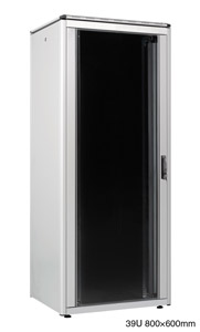 LANDE ES3628639/G-L RACK CABINET 39U, 800w, 600d, grey, assembled