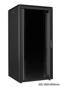 LANDE ES3628832/B-L RACK CABINET 32U, 800w, 800d, black, assembled