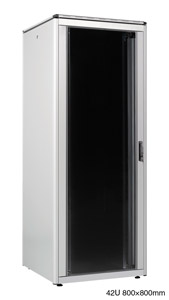 LANDE ES3628842/G-L RACK CABINET 42U, 800w, 800d, grey, assembled