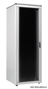 LANDE ES3628845/G-L RACK CABINET 45U, 800w, 800d, grey, assembled