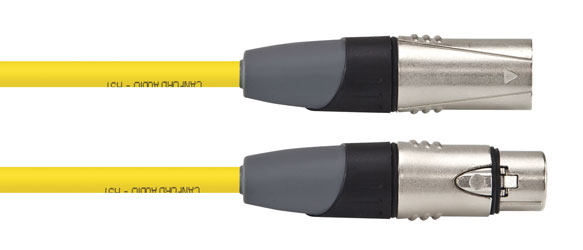 CANFORD CONNECT CABLE XLR3F-XLR3M-HST-5m, Yellow
