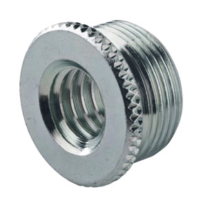 K&M 217 THREAD ADAPTER Female 3/8 inch thread, male 5/8 inch thread