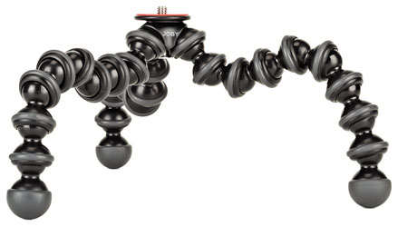 JOBY GORILLAPOD 1K STAND Tripod, flexible, 1kg capacity, 1/4-inch-20 mount, black/charcoal