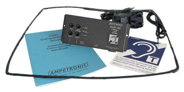 AMPETRONIC CLD1AC-CX LOOP DRIVER Compact, AC power, no microphone, with loop