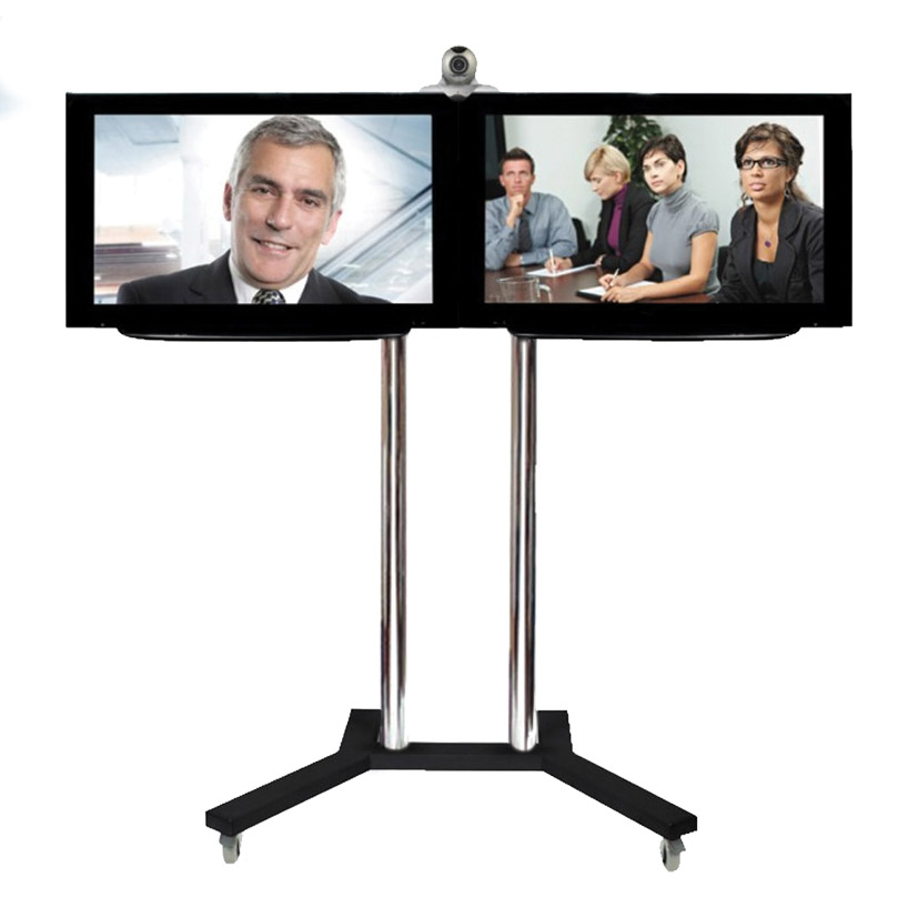 BTECH BT8510/BC FLAT SCREEN FLOOR STAND/TROLLEY Dual universal, 2x 32