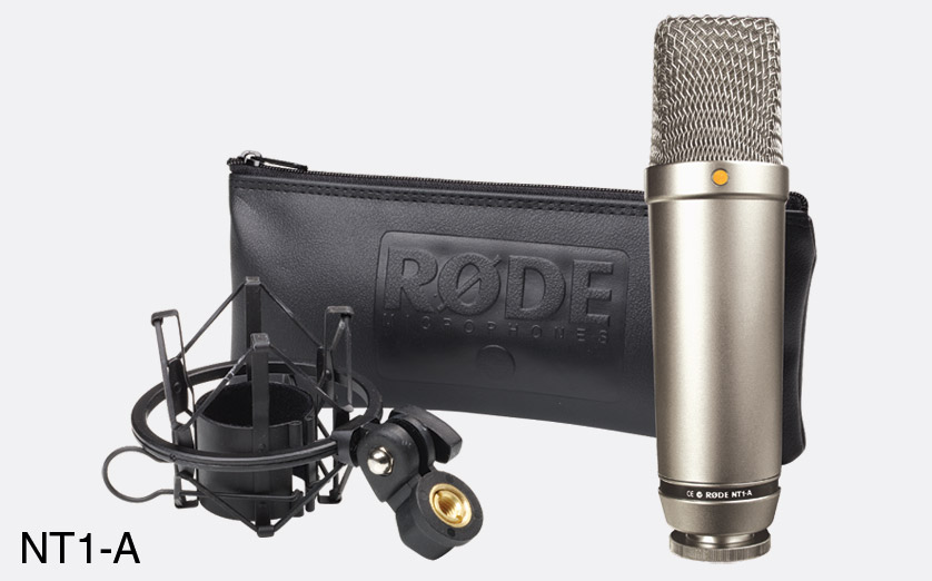 RODE NT1-A MICROPHONE Condenser, cardioid, 1-inch capsule, internal  shockmount