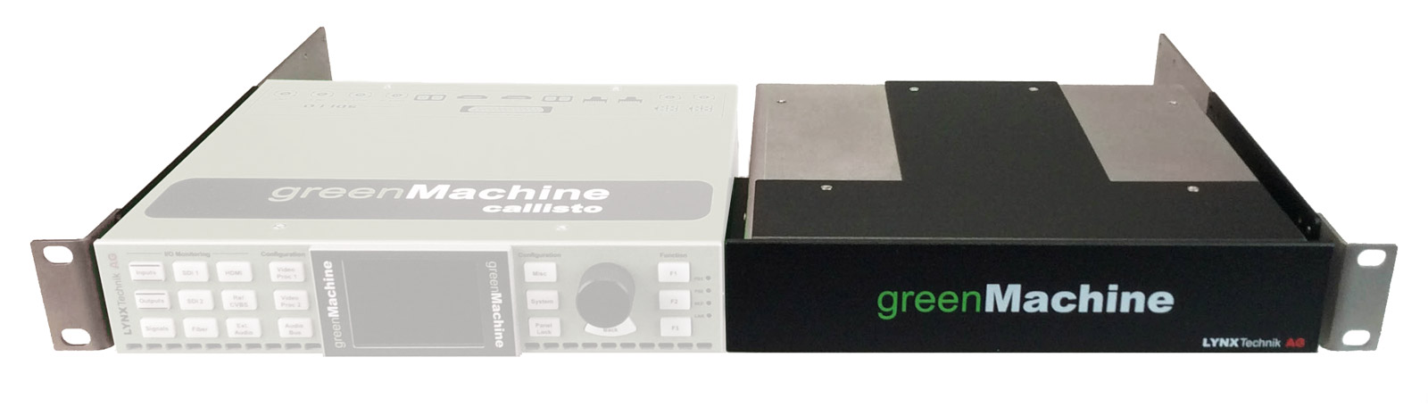 LYNX RACK MOUNTING FRAME For 1x or 2x Greenmachine, with bridge cable ...