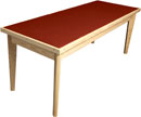 CANFORD ACOUSTIC TABLE Ash, rectangular 1530 x 740mm (specify fabric colour)