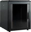 LANDE ES4626612/B-L RACK CABINET 12U, 600 wide, 600 deep, IP30 style, black, assembled