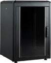 LANDE ES4626616/B-L RACK CABINET 16U, 600 wide, 600 deep, IP30 style, black, assembled