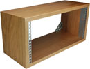 CANFORD ES4142205/O AV WALL RACK 5U, 225mm deep, Oak
