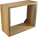 CANFORD ES4142209/O AV WALL RACK 9U, 225mm deep, Oak