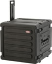 SKB 3SKB-R10U20W ROTO SHOCK RACK CASE 10U, 20-inch depth, pull handle and wheels, black