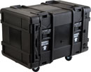 SKB 3SKB-R910U30 ROTO SHOCK RACK CASE 10U, 30-inch depth, 4x castors, black