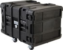 SKB 3SKB-R908U24 ROTO SHOCK RACK CASE 8U, 24-inch depth, 4x castors, black