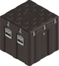 AMAZON AC6060-5307 CASE Internal dimensions 540x540x560mm, 4 handles, black