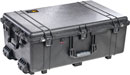 PELI 1650 PROTECTOR CASE Internal dimensions 722x442x270mm, with foam, wheeled, black