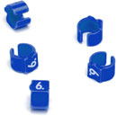 CABLE MARKERS PS15RCC.6 Retrofit, colour-coded, loose, bagged, blue (pack of 50)