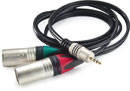 Audio Y-lead cable assemblies
