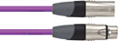 CANFORD CONNECT CABLE XLR3F-XLR3M-HST-6m, Violet
