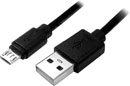 USB CABLE 2.0, Type A male - Type B-micro, 1 metre, black