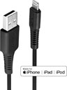 LINDY LIGHTNING CABLE Type A USB male - Lightning male, black, 0.5m