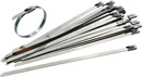 CABLE TIES 200 x 4.6mm, stainless steel, SS316 (pack of 100)