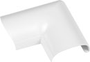 D-LINE FLDB3015W 1/2-ROUND CLIP-OVER DOOR TOP BEND, For 30 x 15mm trunking, white