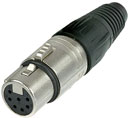 NEUTRIK NC7FX XLR Female cable connector, nickel shell, silver contacts