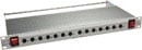 CANFORD MDU11S Zweifach-WECHSELSTROMVERTEILER, roter Schalter, grau