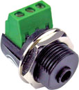 BTX MINIATURE JACK CONNECTORS - Cable and panel types - Screw terminal